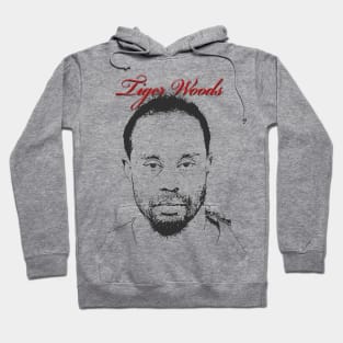 DRAWING VINTAGE - TIGER WOODS Hoodie